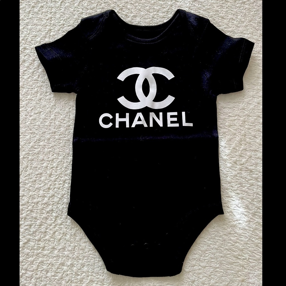 Chanel baby onesie